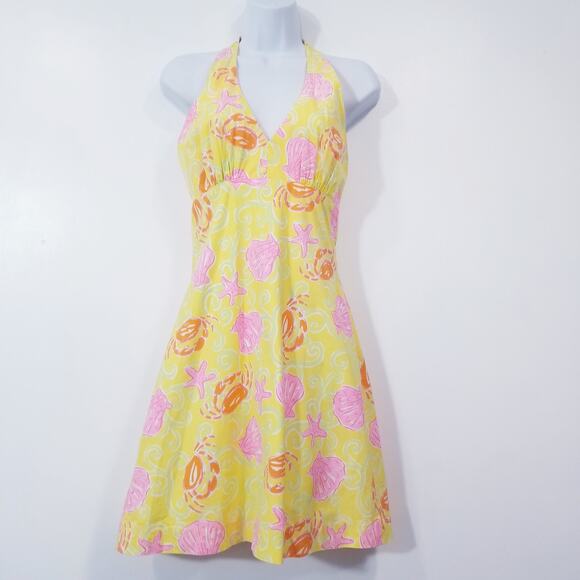 Lilly Pulitzer Bright Colors Under the Sea Halter Mini Dress - Picture 7 of 13